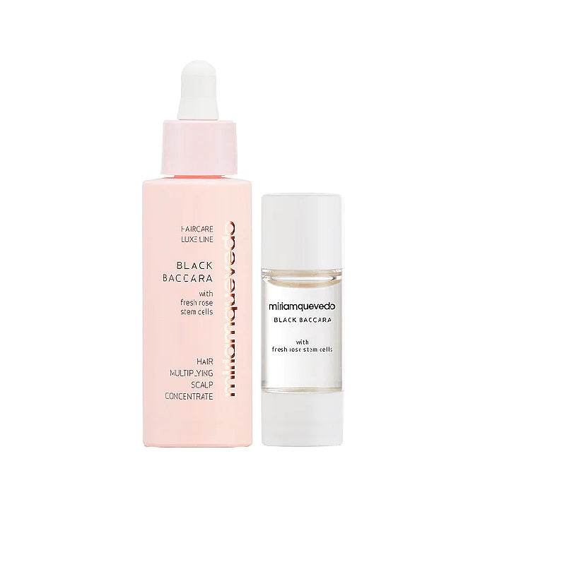 Miriam Quevedo Black Baccara Hair Multiplying Scalp Concentrate + PreTreatmet Exfoliator