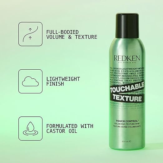 Redken Mousse de cabelo com textura tocável 200 ml