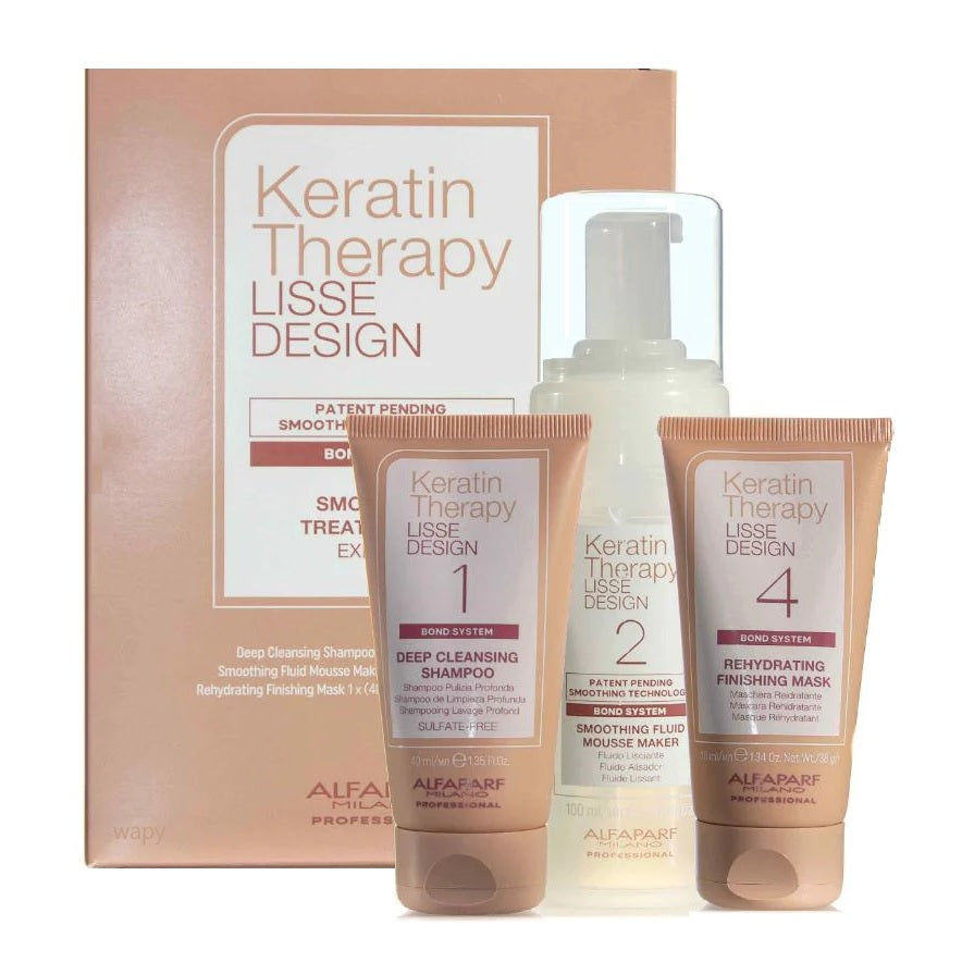 Alfaparf Milano Keratin Therapy Lisse Design Kit Express